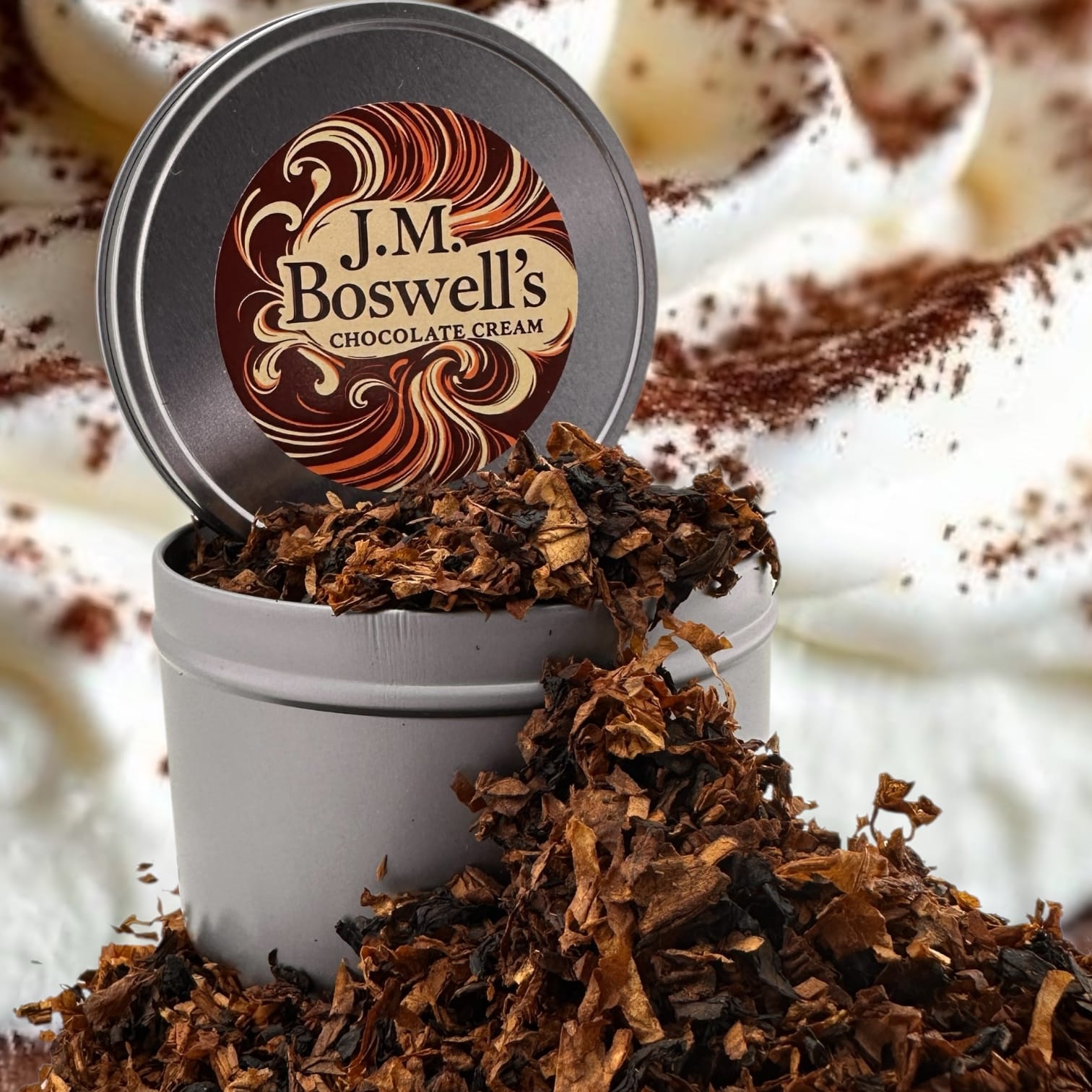 boswell-s-chocolate-cream-pfeifentabak-4oz-schoko-vanille image 1