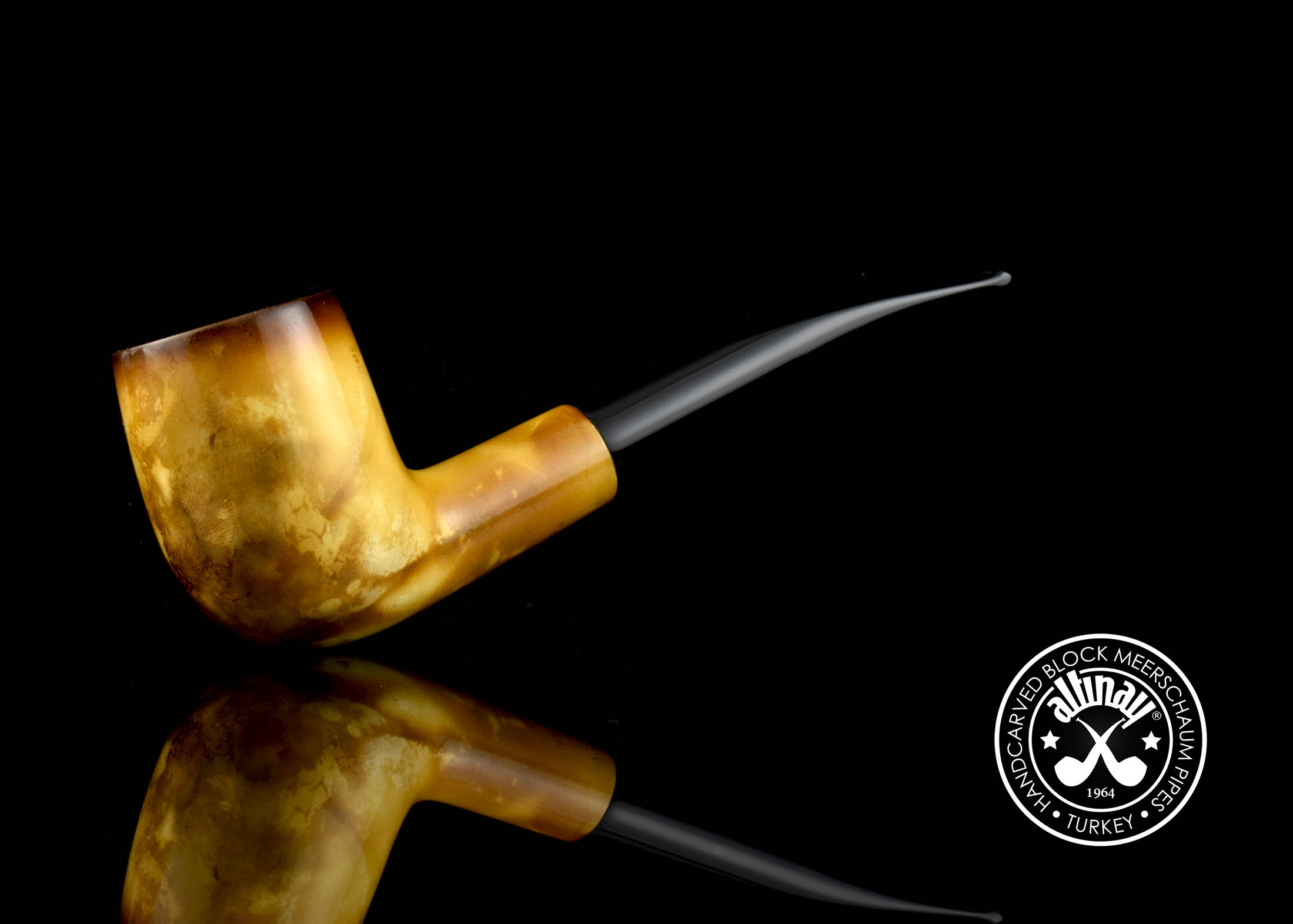 altinay-lee-van-cleef-billiard-meerschaumpfeife-calcined-4 image 2
