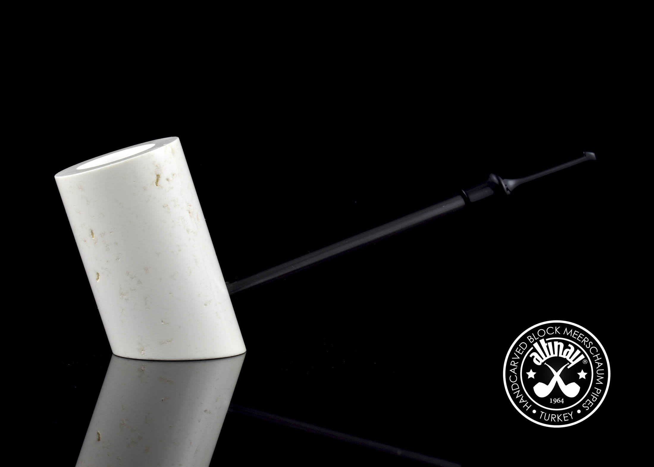 altinay-carbon-natural-smooth-poker-meerschaumpfeife image 1