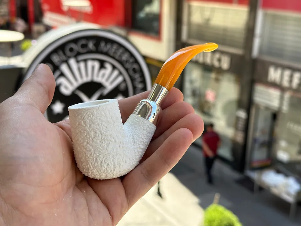 altinay-spigot-oompaul-meerschaumpfeife-silber image 1