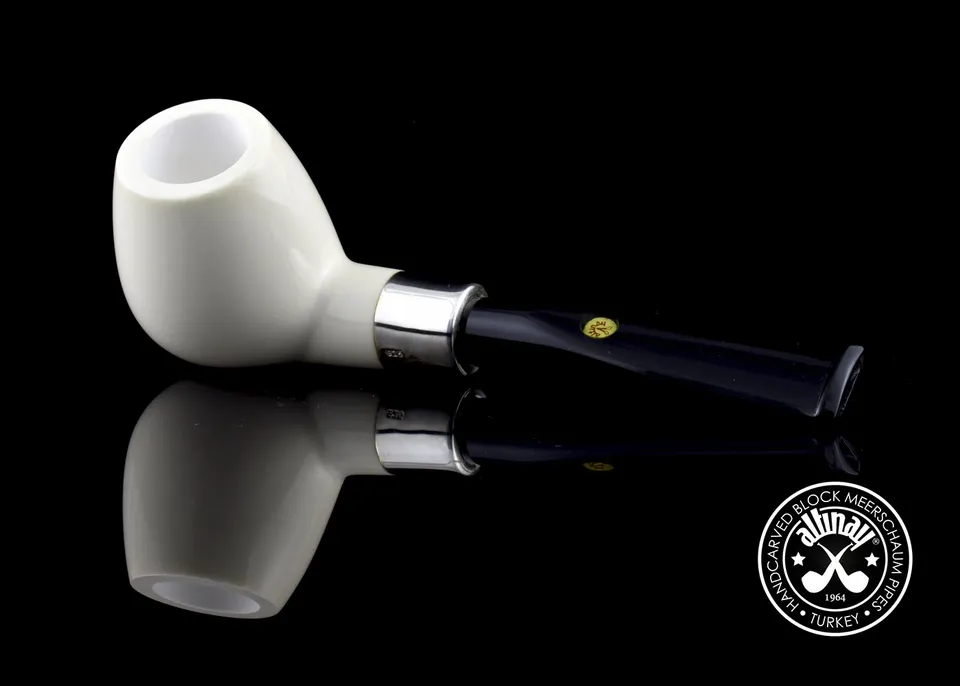 altinay-apple-silber-army-meerschaumpfeife-apfelform image 1