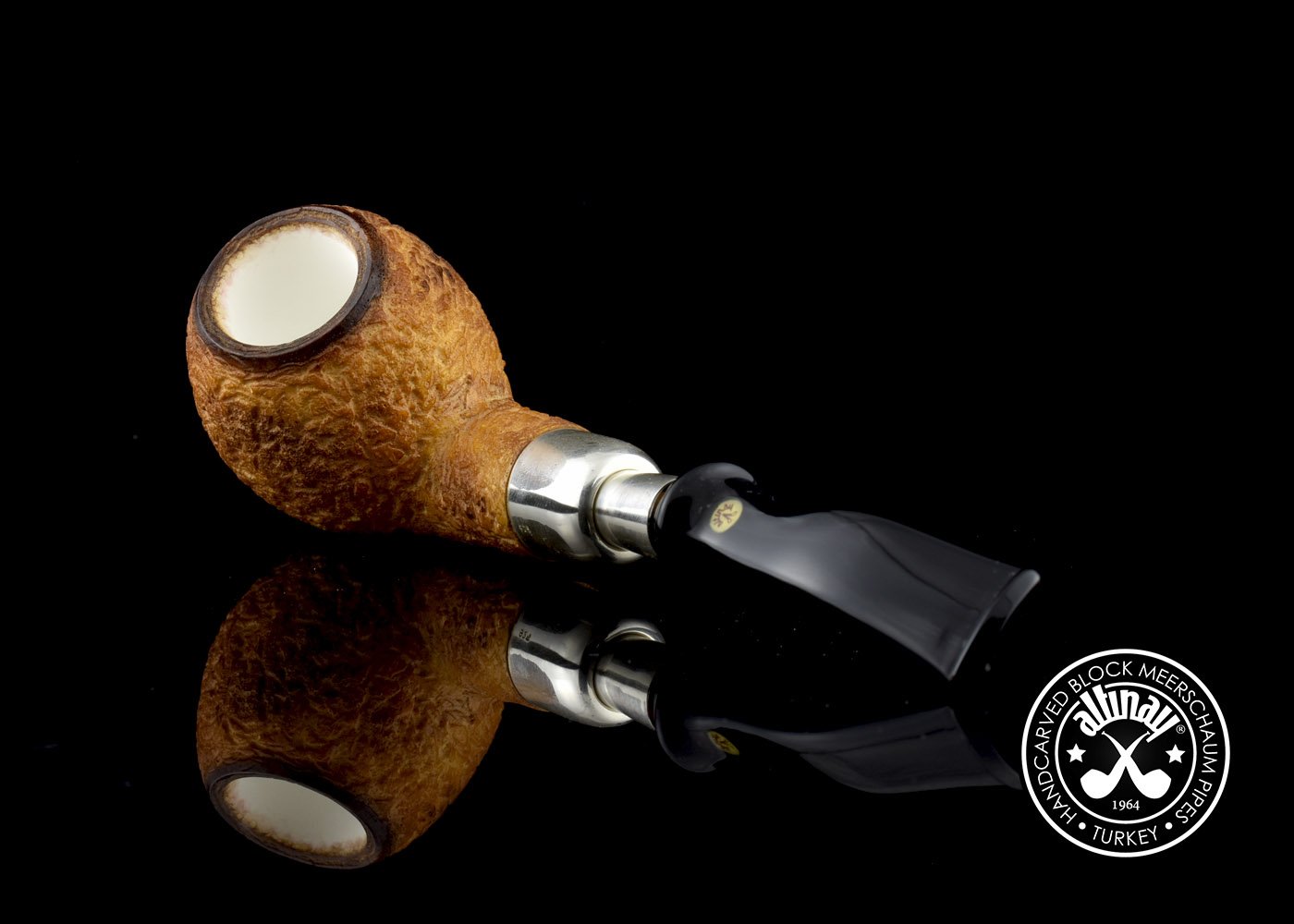 altinay-spigot-apple-meerschaumpfeife-silber image 4