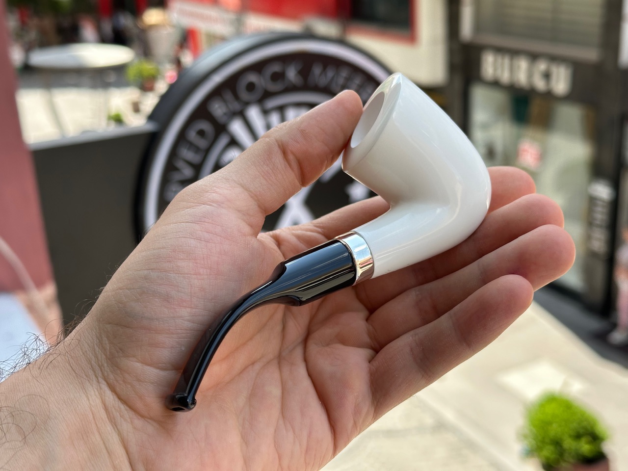 altinay-classic-dublin-meerschaumpfeife-silberband image 2