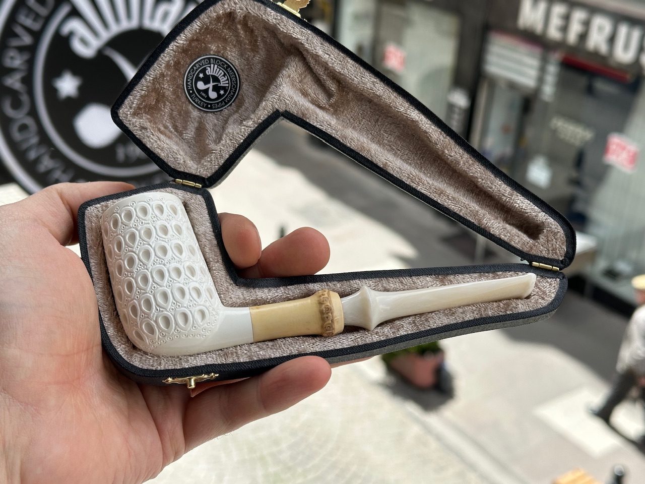 altinay-bamboo-billiard-meerschaumpfeife-handcut-stem image 7