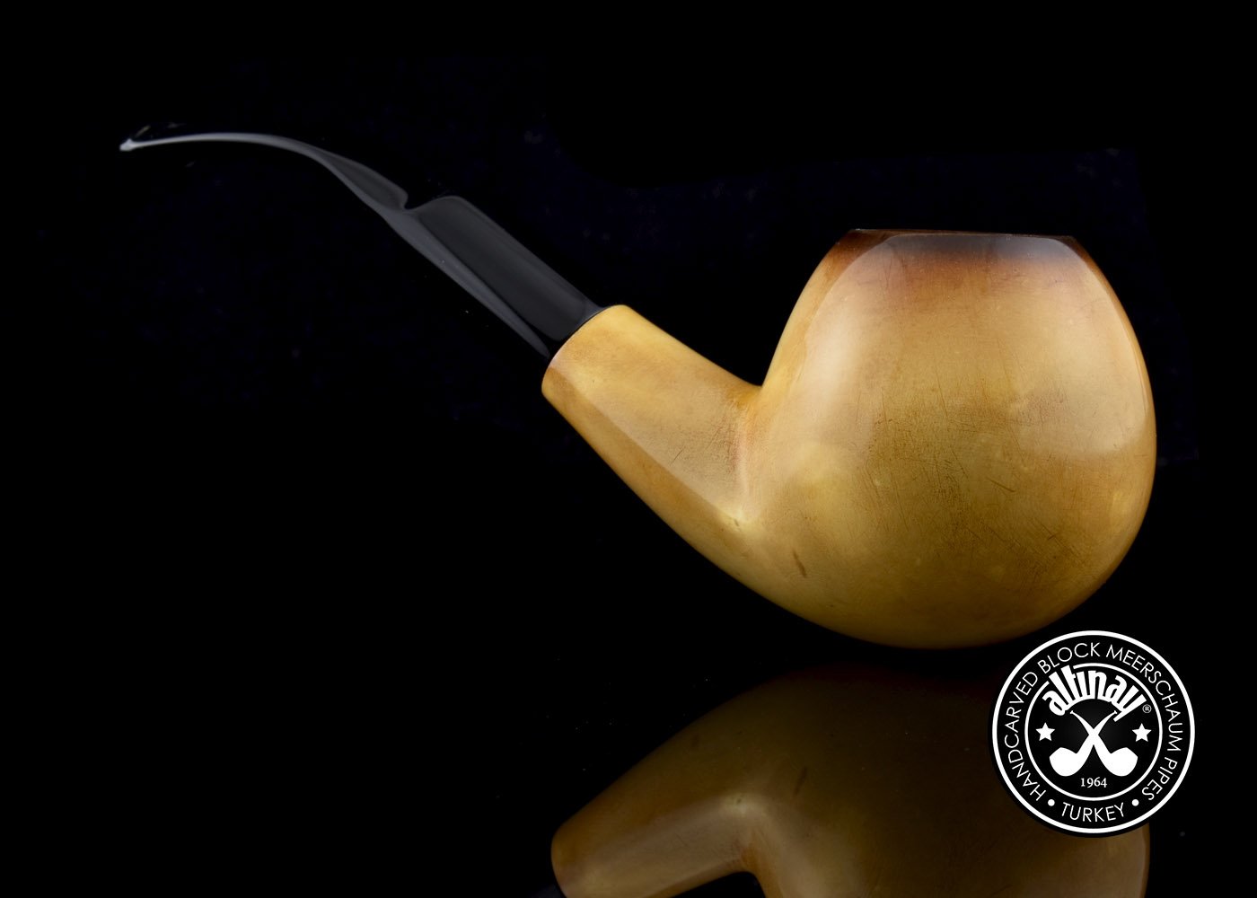 altinay-classic-apple-meerschaumpfeife-glatt-natur image 3