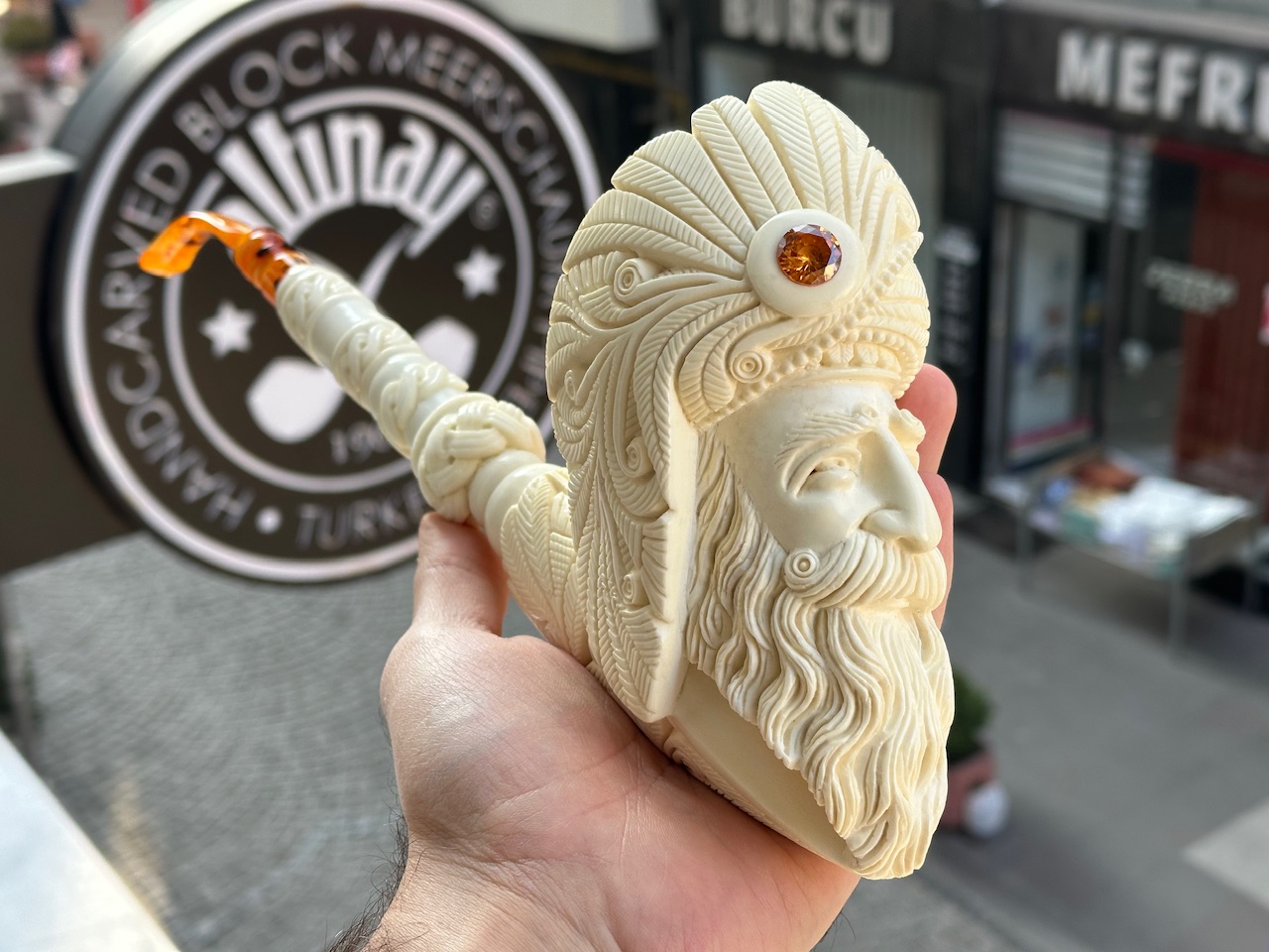altinay-classic-sultan-saxophone-xxl-meerschaumpfeife image 2
