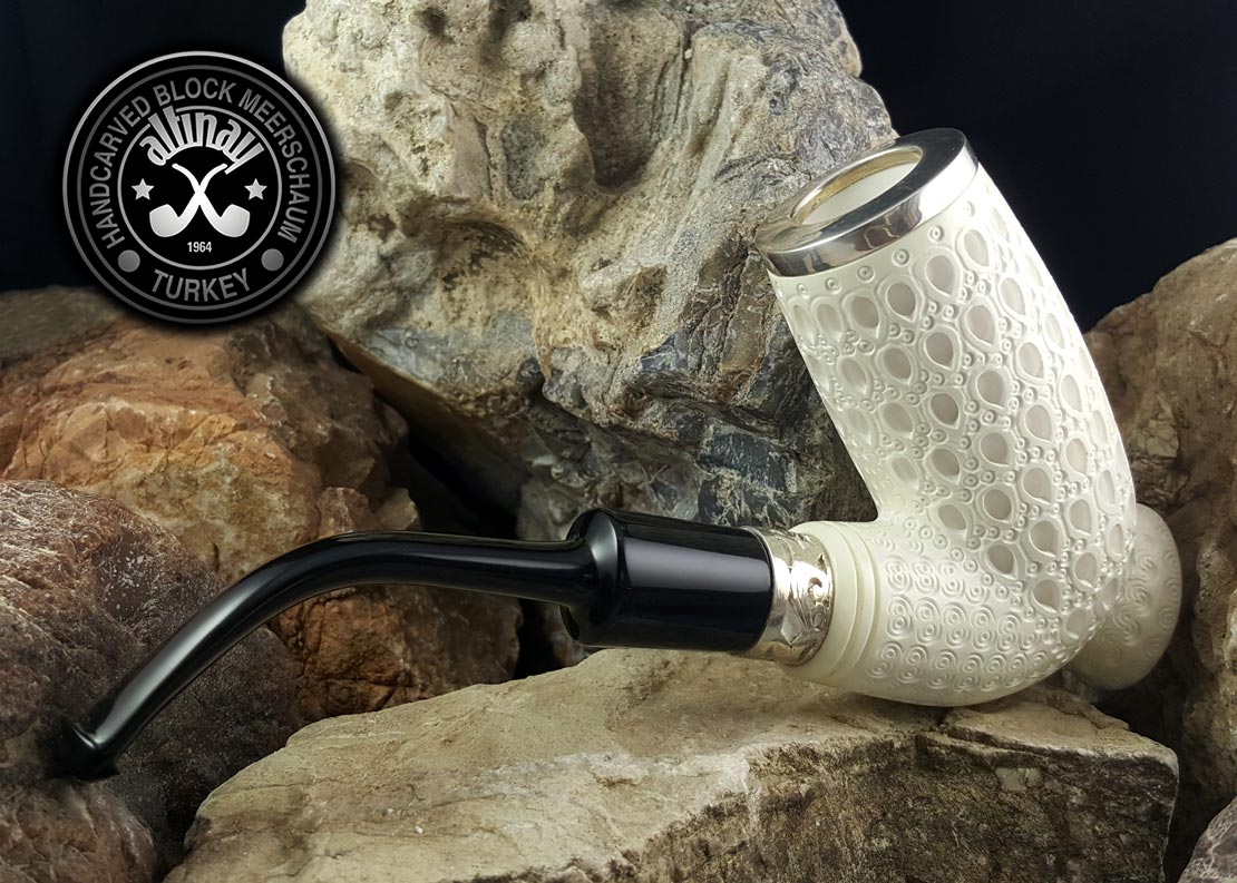 altinay-classic-sitter-chimney-meerschaumpfeife-silber image 3