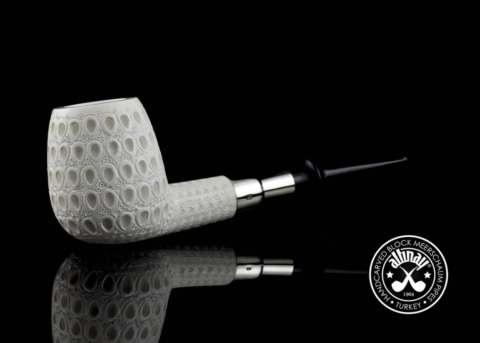 altinay-spigot-latticed-billiard-meerschaumpfeife-geflochten image 1
