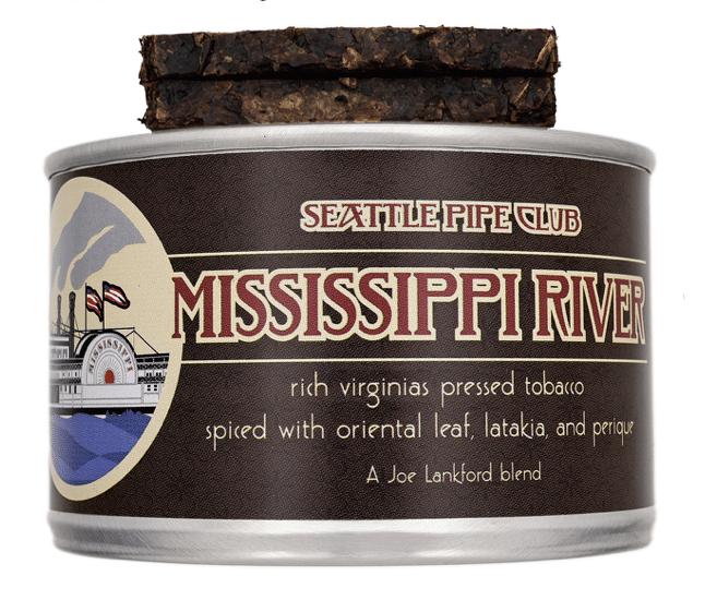 seattle-pipe-club-mississippi-river-pfeifentabak-2oz-dose image 1