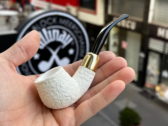altinay-spigot-army-brandy-brass-army-meerschaumpfeife-messing image 1