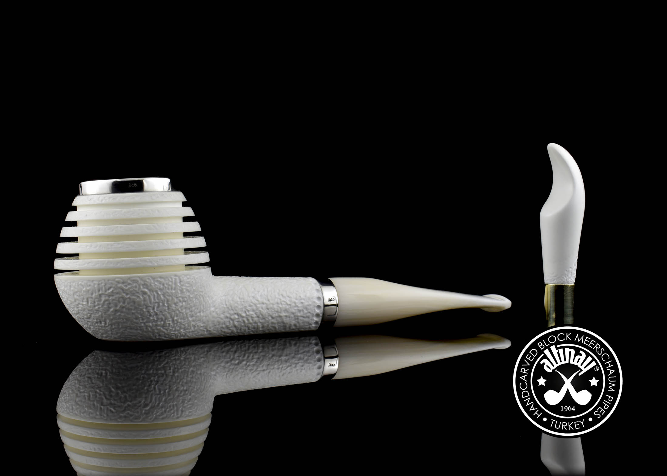 altinay-classic-radiator-meerschaumpfeife-set-mit-etui-stopfer-2 image 2