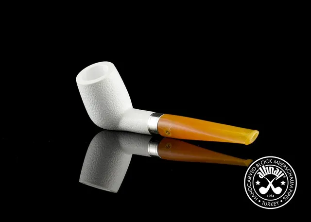 altinay-classic-billiard-meerschaumpfeife-mit-silberring image 1