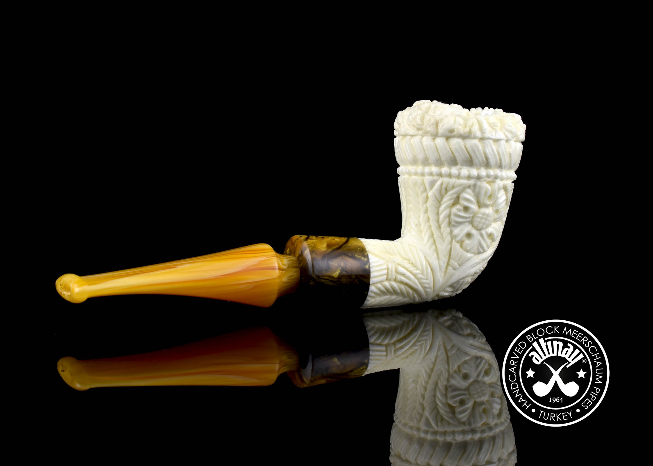 altinay-classic-dublin-meerschaumpfeife-harz-akzent image 2