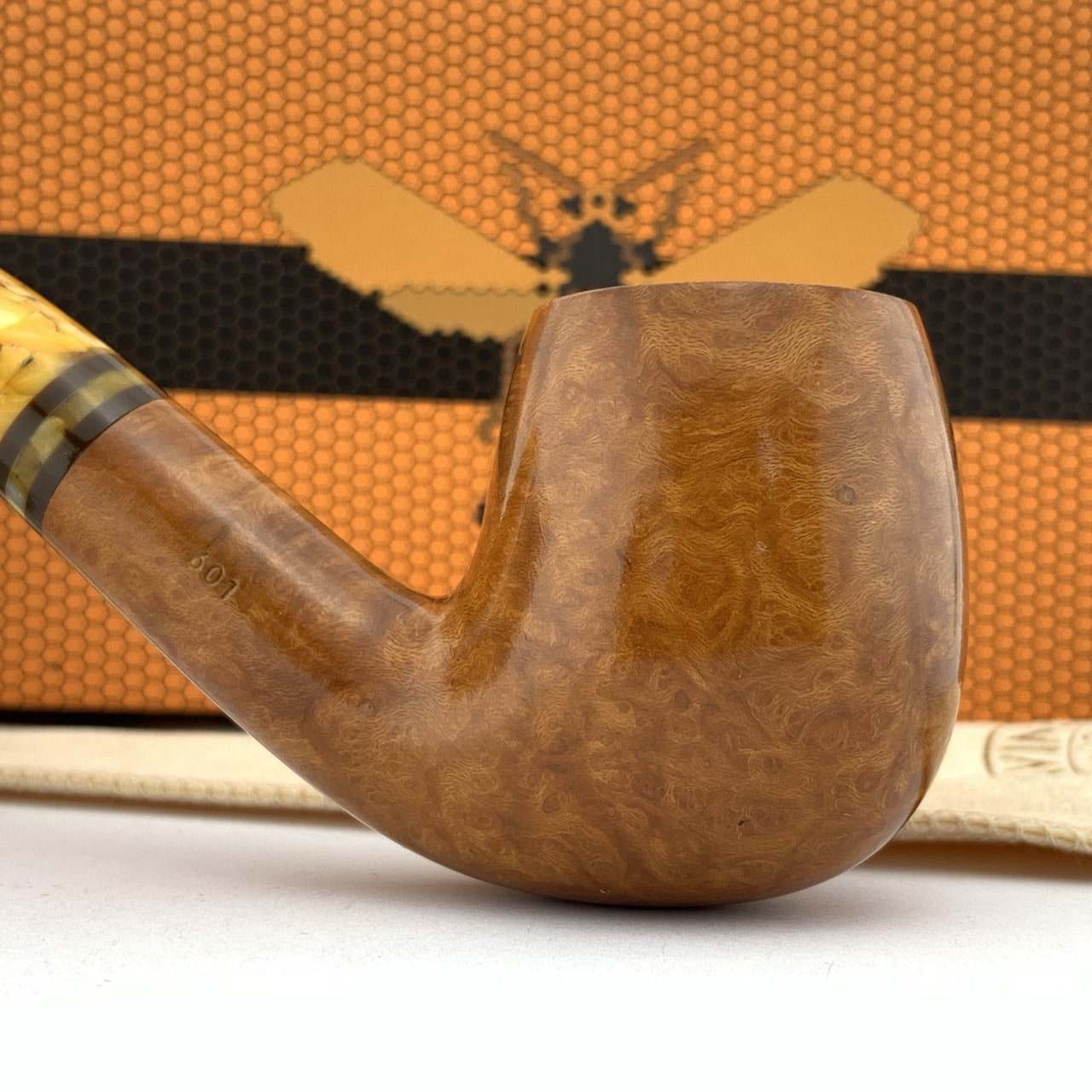 savinelli-miele-601-pfeife-gebogen-honig-6mm-filter image 2