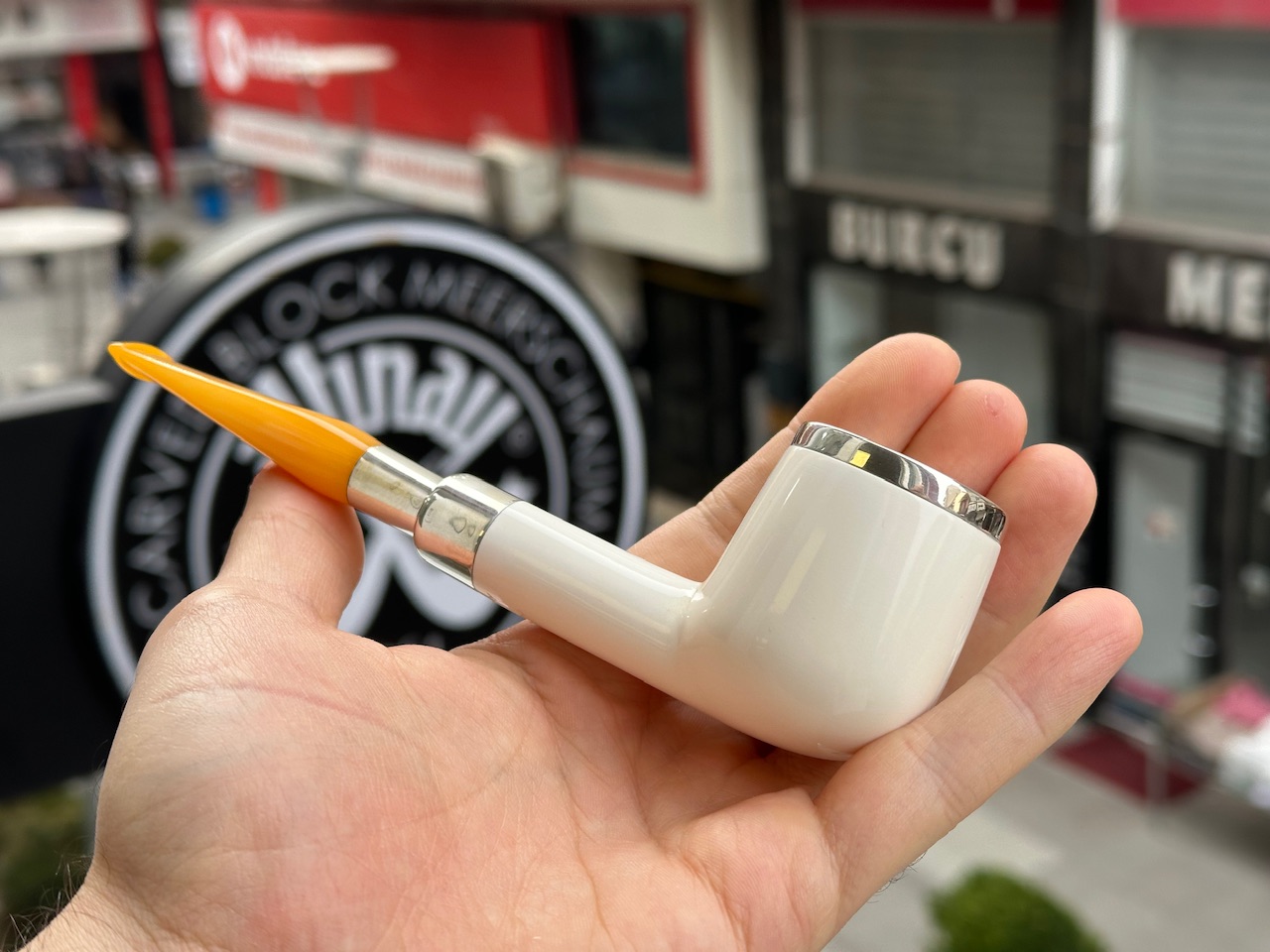 altinay-spigot-top-silver-billiard-meerschaumpfeife-silber image 4