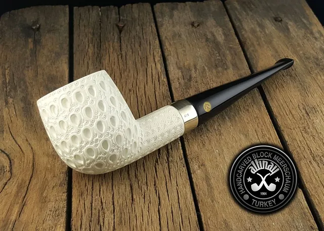 altinay-billiard-meerschaumpfeife-silberband-etui image 1