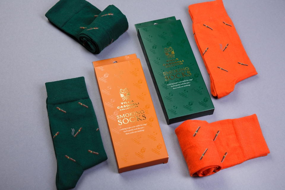 casdagli-smoking-socks-kniestr-mpfe-orange-over-the-calf image 4