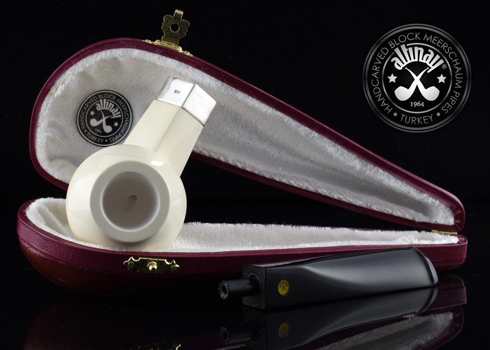 altinay-classic-bulldog-meerschaumpfeife-mit-silberband image 5