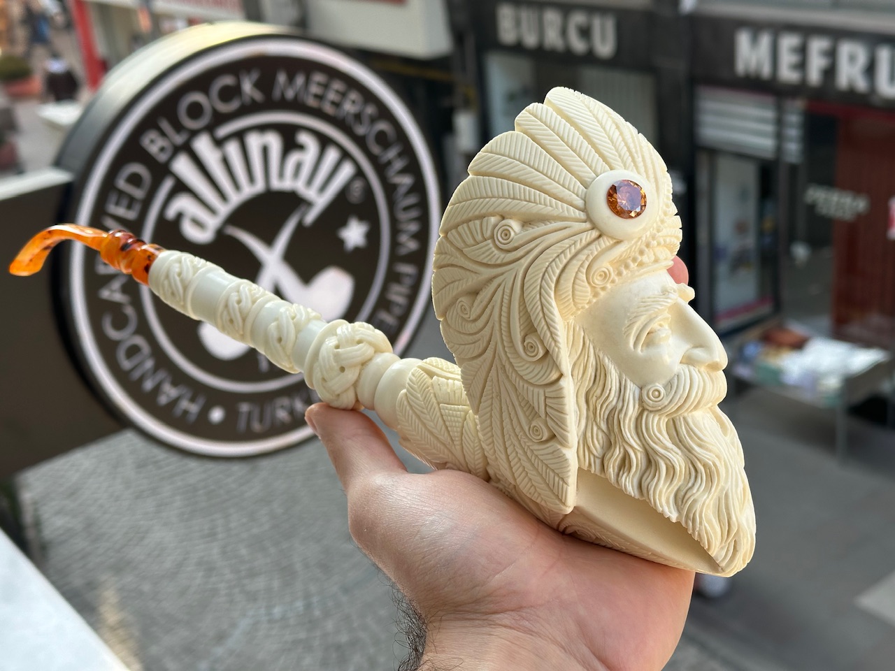altinay-classic-sultan-saxophone-xxl-meerschaumpfeife image 3