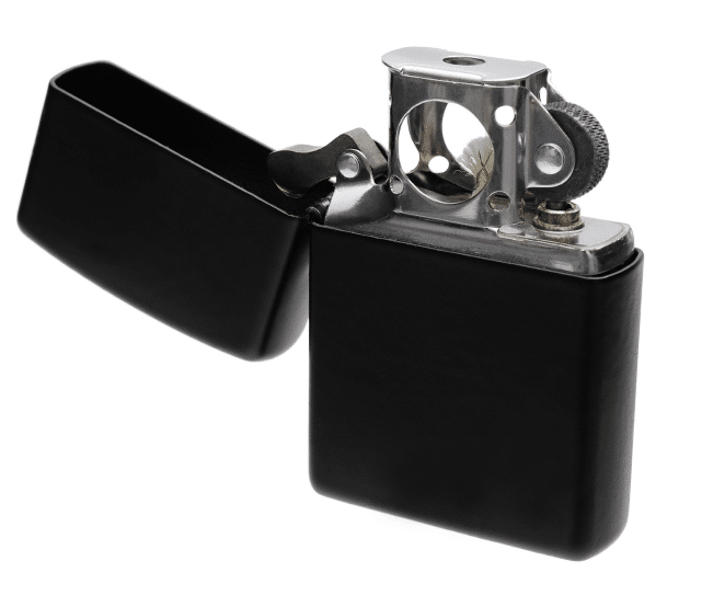 zippo-classic-black-matte-pfeifenfeuerzeug-benzin-matt-schwarz image 2