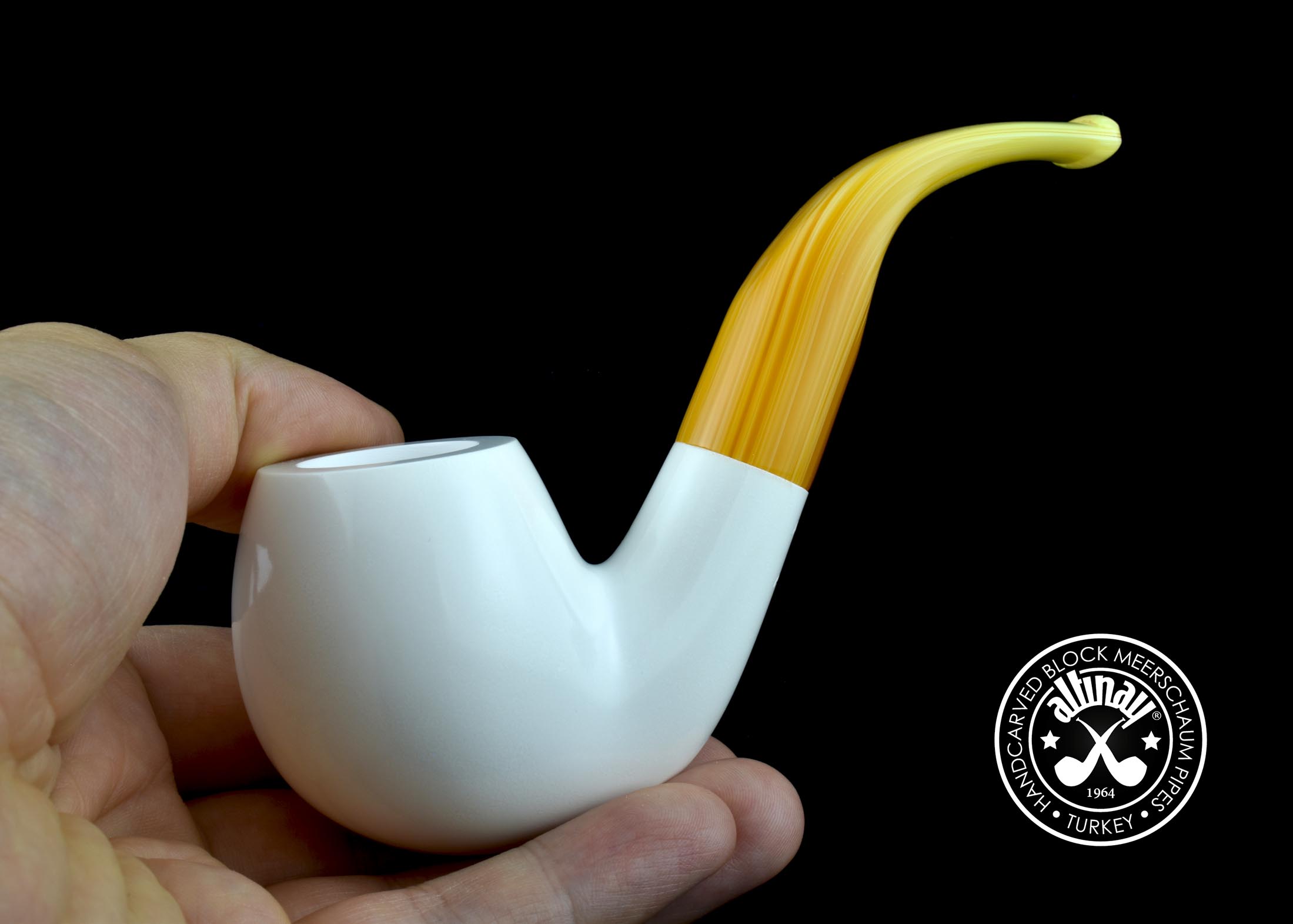 altinay-translucent-bent-billiard-meerschaumpfeife-a-blockmeerschaum image 5