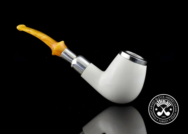 altinay-spigot-army-billiard-silver-meerschaumpfeife-2 image 1
