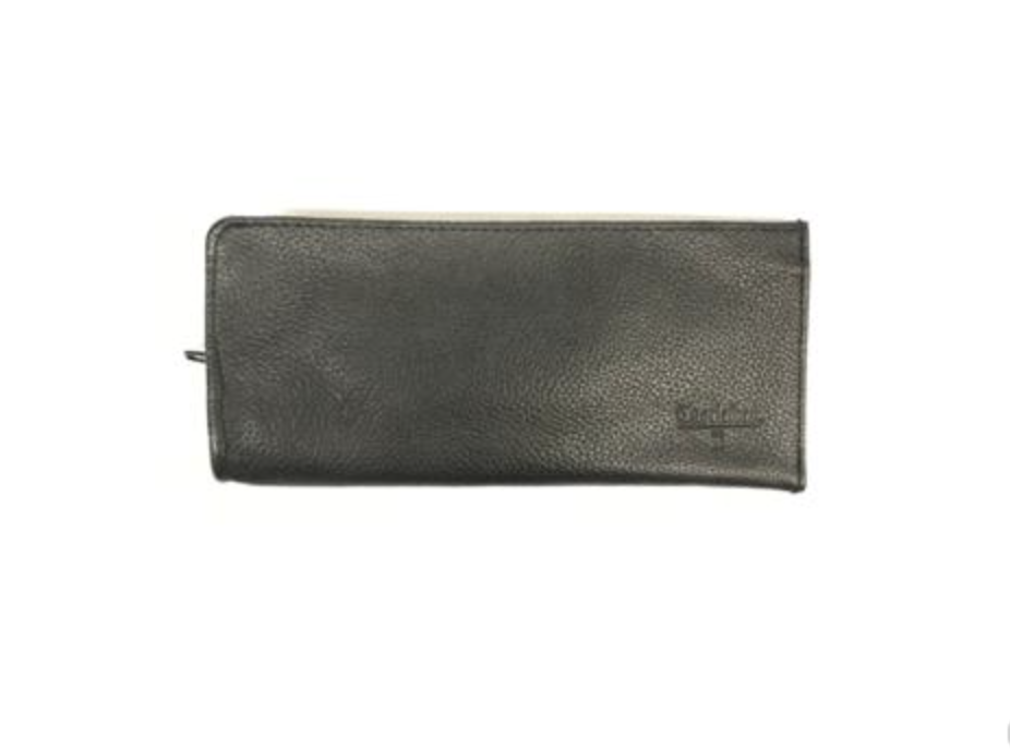 castleford-l-zip-tabakbeutel-leder-schwarz-gummi image 1