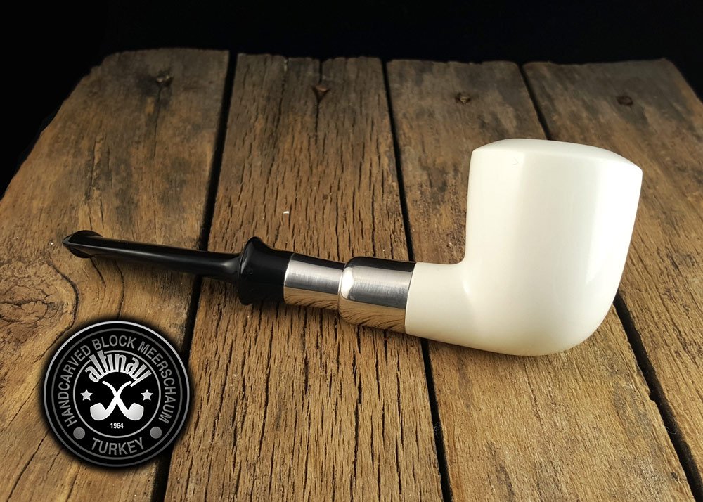altinay-dublin-silber-spigot-meerschaumpfeife-mit-etui image 4