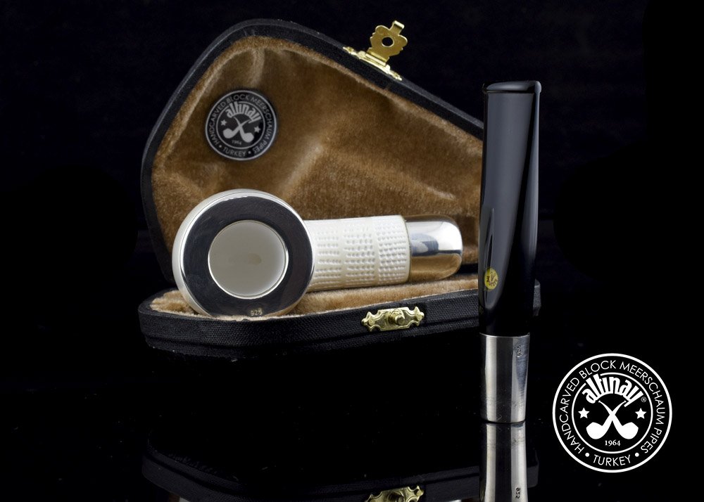 altinay-spigot-billiard-meerschaumpfeife-silberring-2 image 6