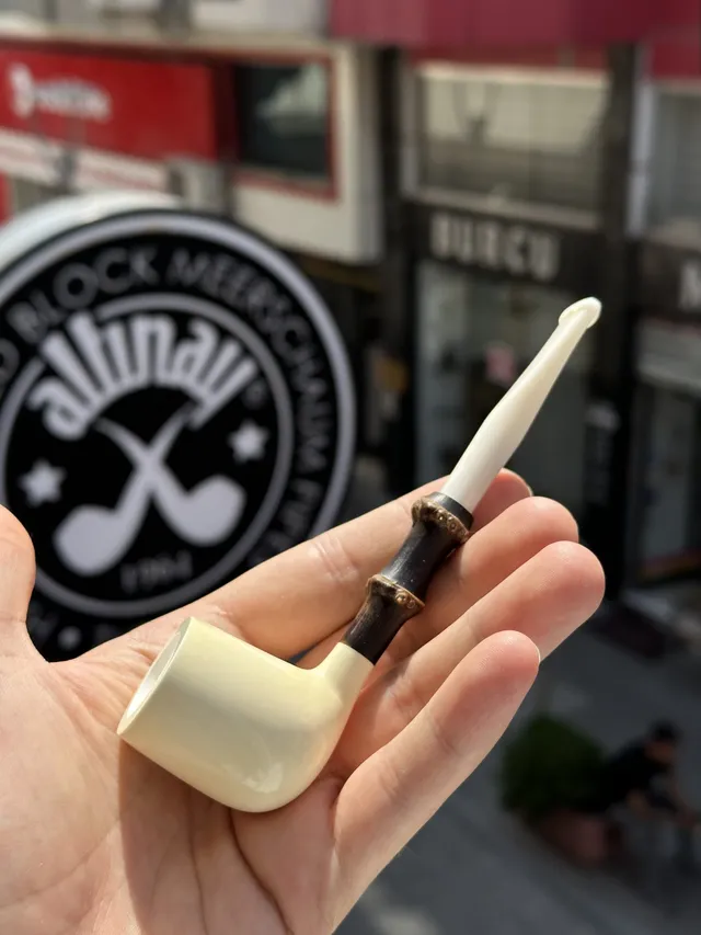 altinay-bamboo-billiard-meerschaumpfeife-mit-bambus image 1