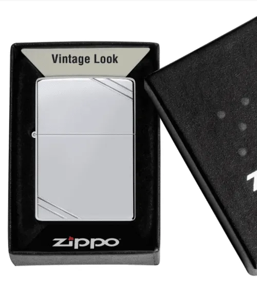 zippo-vintage-pfeifenfeuerzeug-chrom-hochglanz image 1