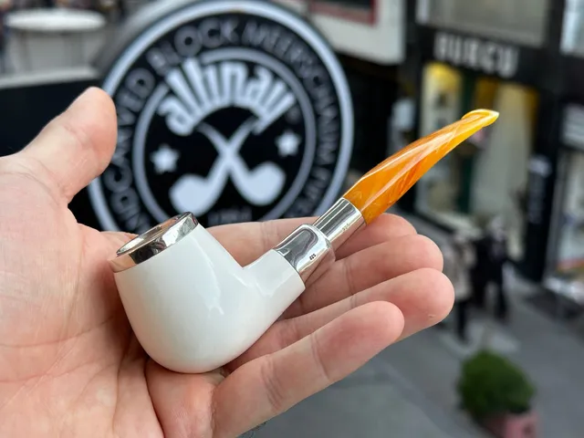 altinay-spigot-top-silver-brandy-meerschaumpfeife-silber image 1
