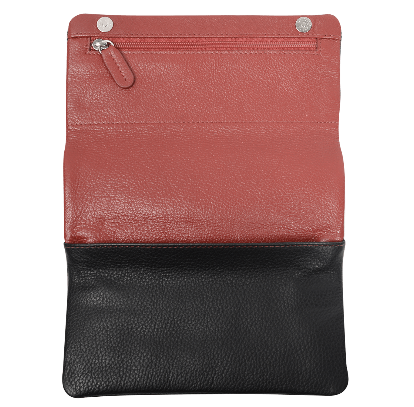 comoy-s-tabakbeutel-leder-rollup-schwarz-rot-1er image 3