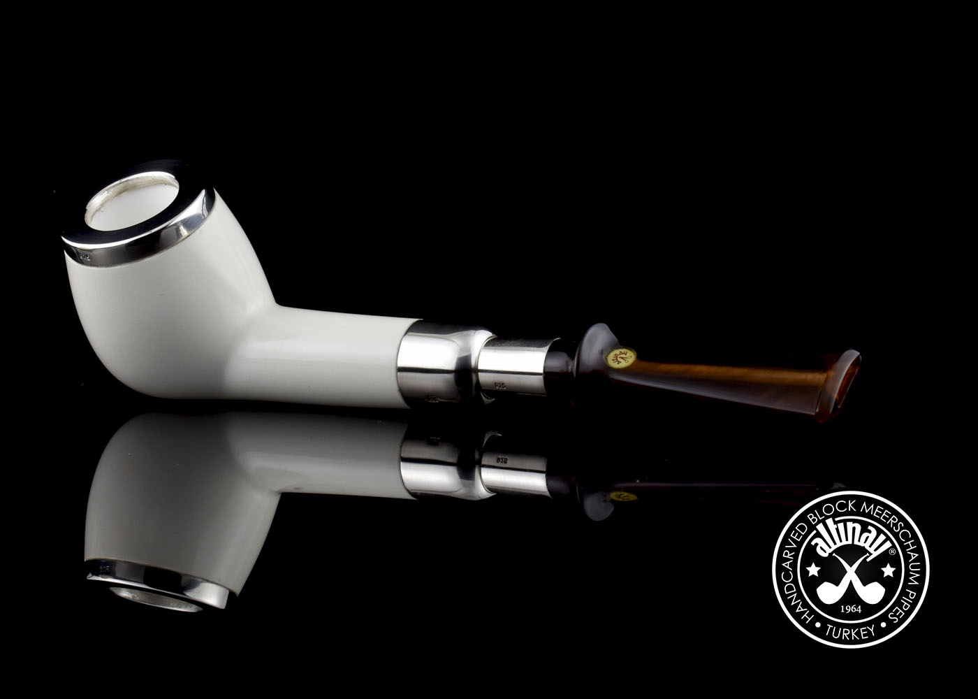 altinay-spigot-apple-meerschaumpfeife-silber-natur image 7
