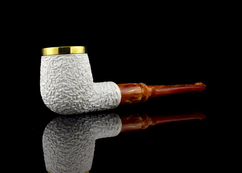 altinay-classic-meerschaumpfeife-billiard-messingkappe image 1