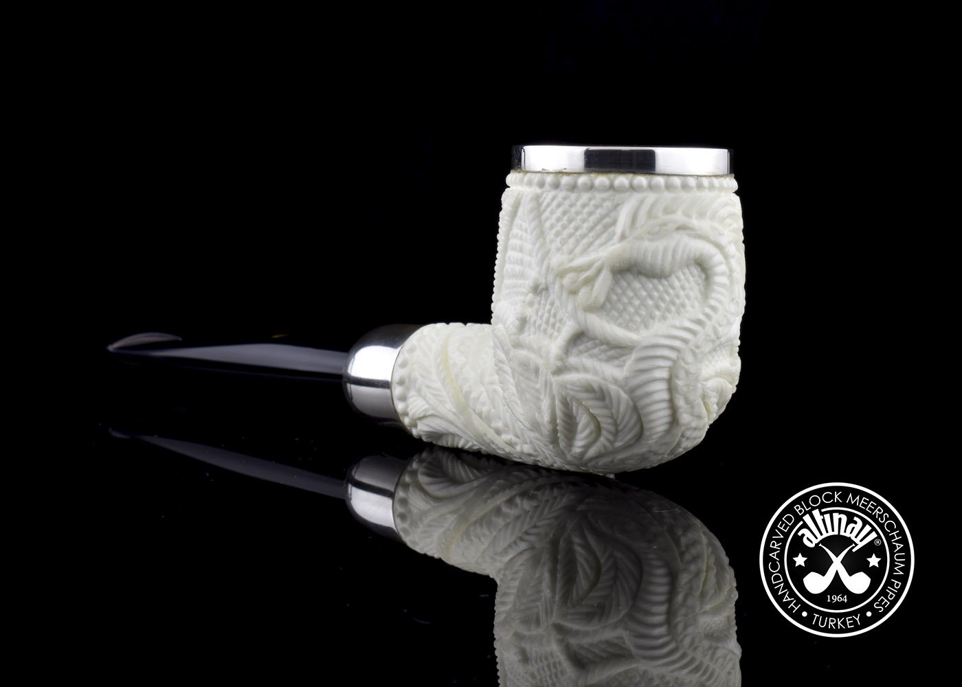 altinay-spigot-army-billiard-meerschaumpfeife-drachenmotiv image 8