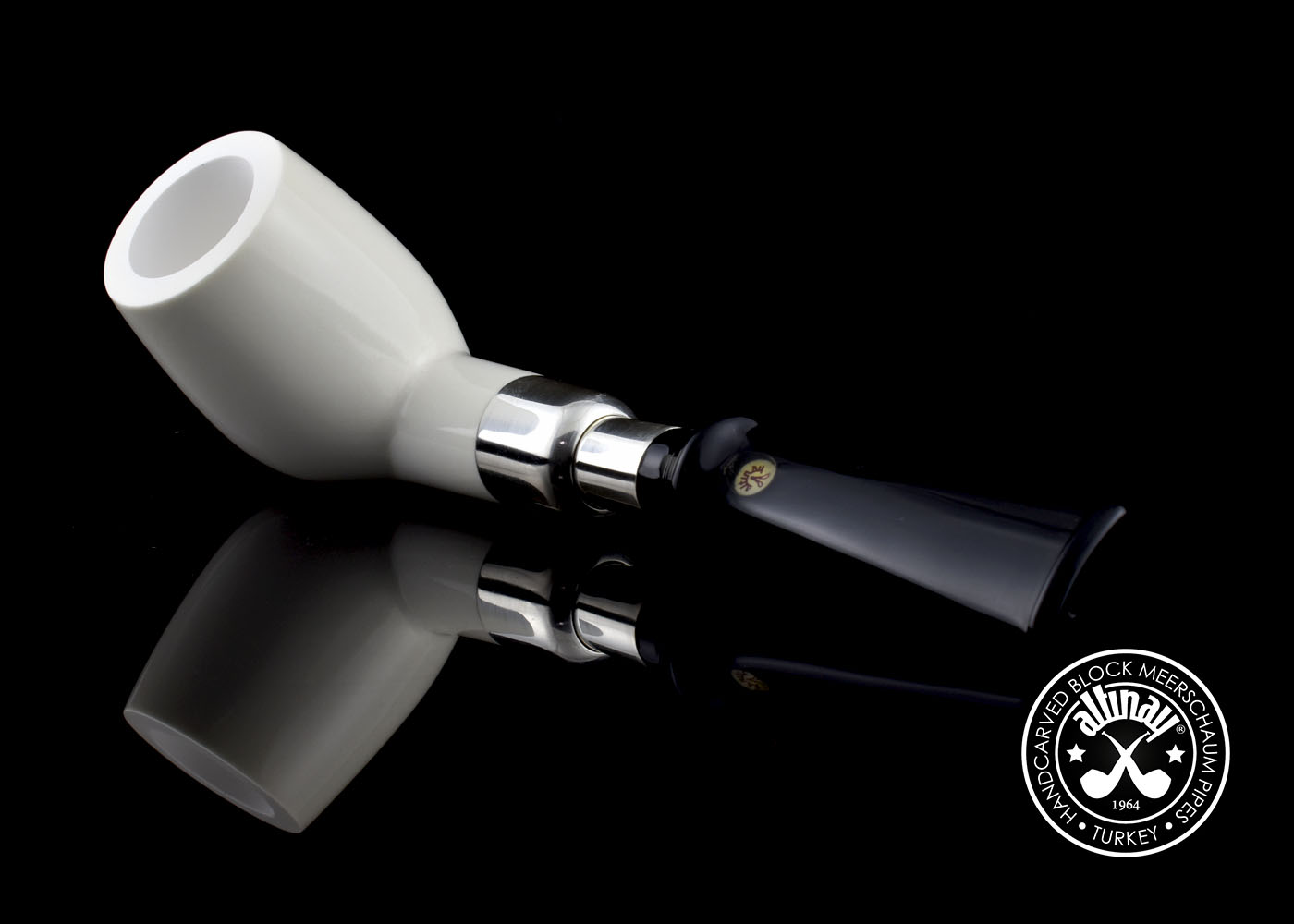 altinay-spigot-billiard-silber-meerschaumpfeife image 5