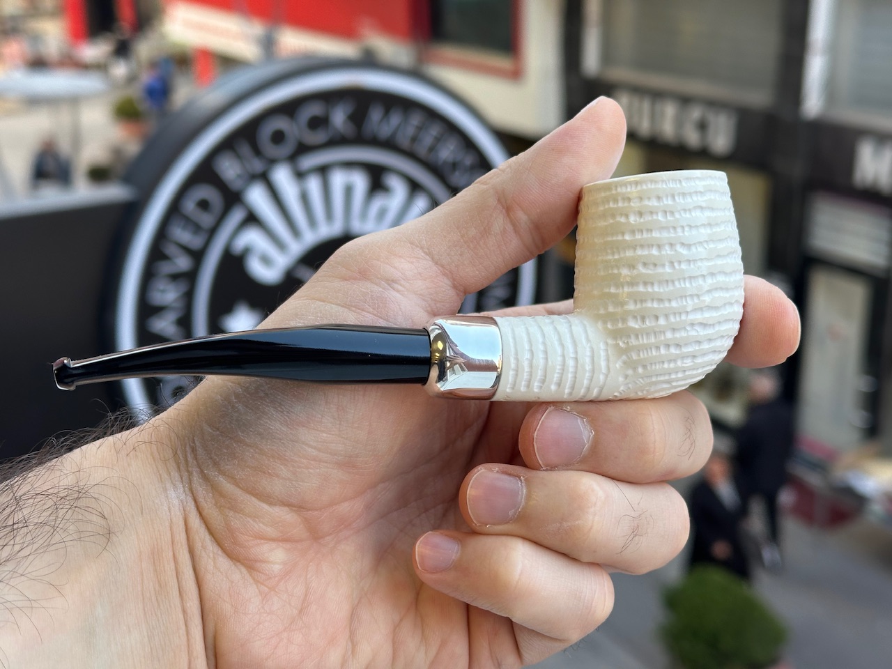 altinay-spigot-billiard-army-meerschaumpfeife-silber image 3