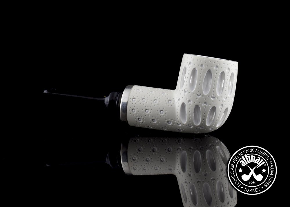 altinay-reverse-calabash-billiard-meerschaumpfeife-28002-silber image 2
