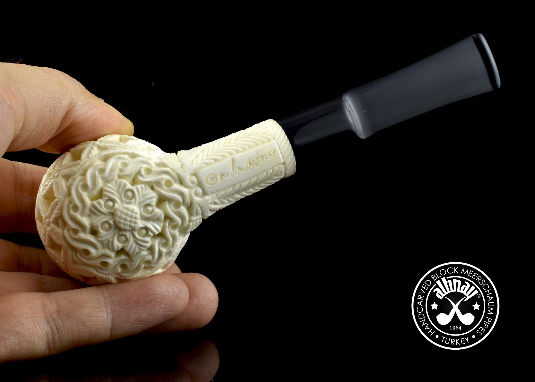 altinay-classic-deep-lattice-apple-meerschaumpfeife image 8