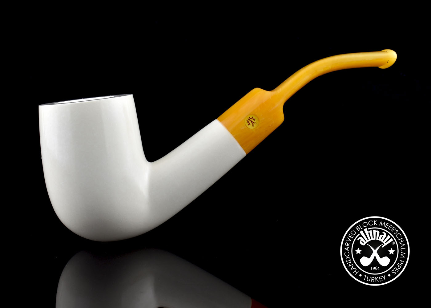 altinay-classic-bent-billiard-meerschaumpfeife-gebogen-natur-6 image 5