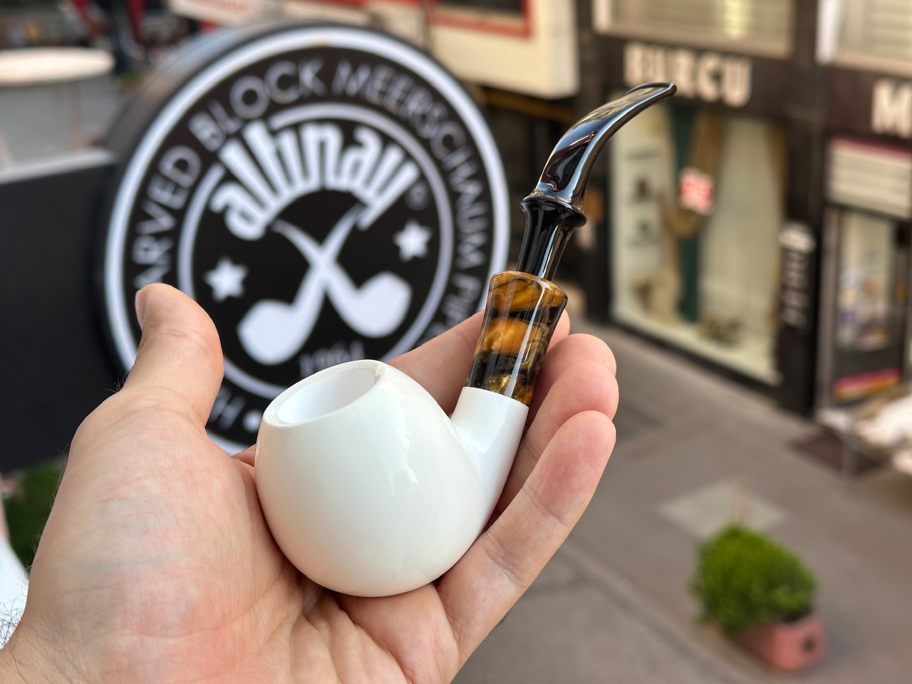 altinay-apple-meerschaumpfeife-harz-schaft-rund image 2