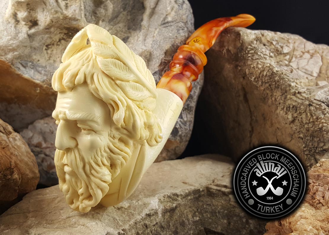 altinay-classic-zeus-meerschaumpfeife-figur-natur image 1
