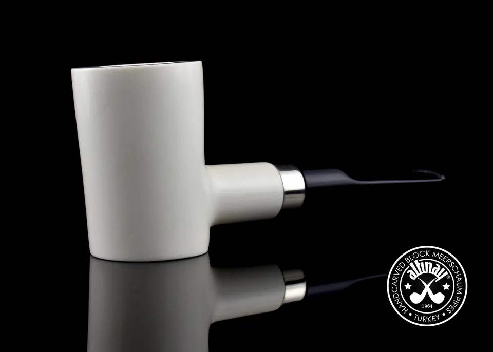 altinay-classic-poker-meerschaumpfeife-silberband image 1
