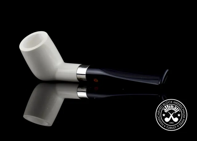 altinay-classic-billiard-meerschaumpfeife-mit-silberband-2 image 1