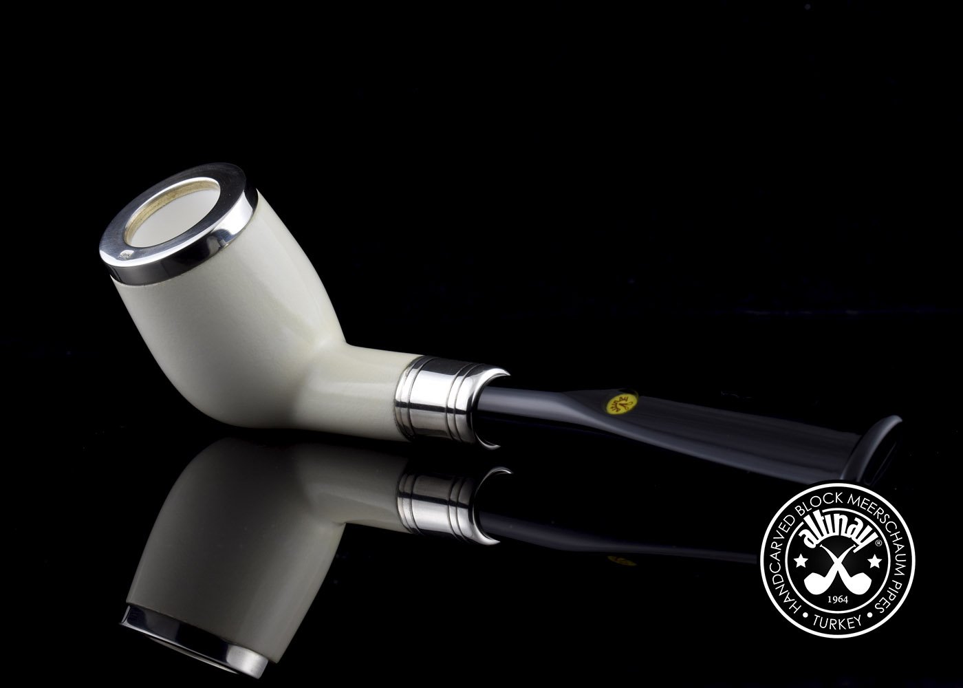 altinay-spigot-army-top-silver-billiard-meerschaumpfeife-silber image 6