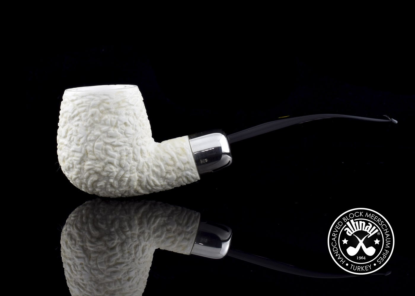 altinay-apple-silver-army-meerschaumpfeife-natur-meerschaum image 3