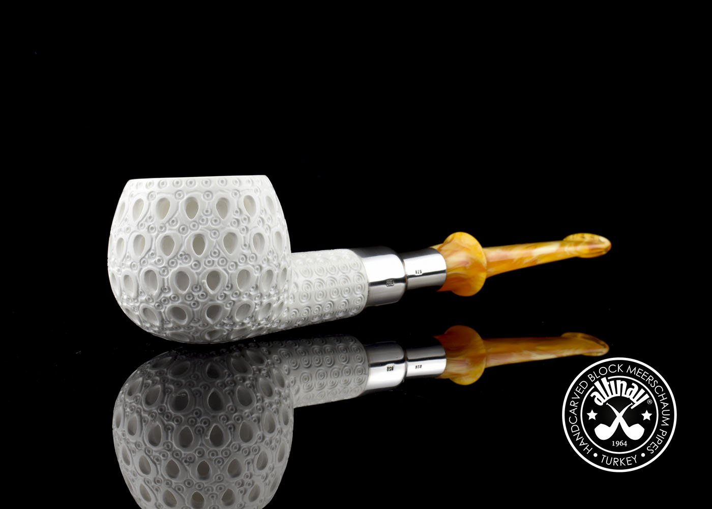 altinay-spigot-pot-meerschaumpfeife-silber-spigot-2 image 2