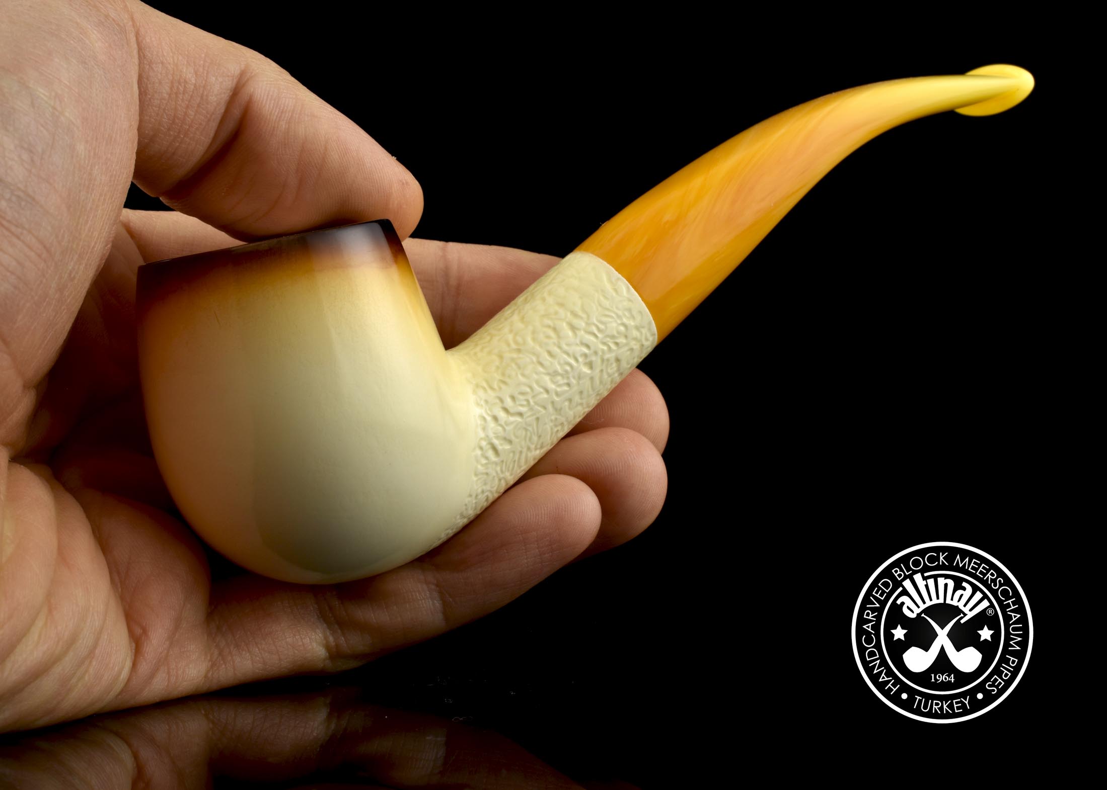 altinay-calcined-lee-van-cleef-bent-billard-meerschaumpfeife image 6