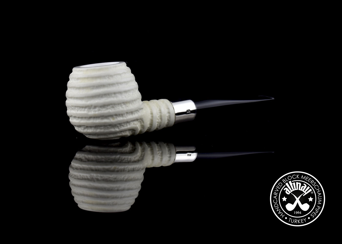 altinay-spigot-army-apple-meerschaumpfeife-silberring-2 image 6